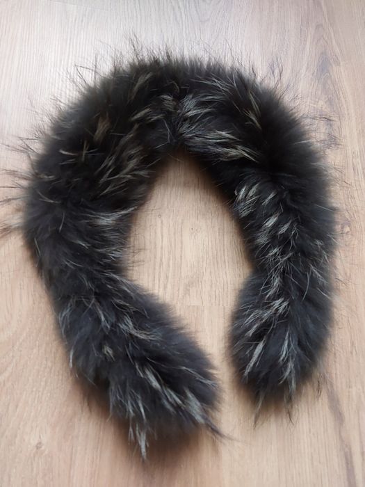 Obszycie kaptura jenot naturalny 75 cm