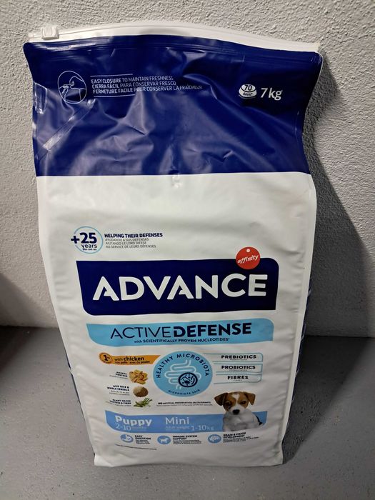 Ração para cachorros Advance Mini Puppy Frango 7 kg