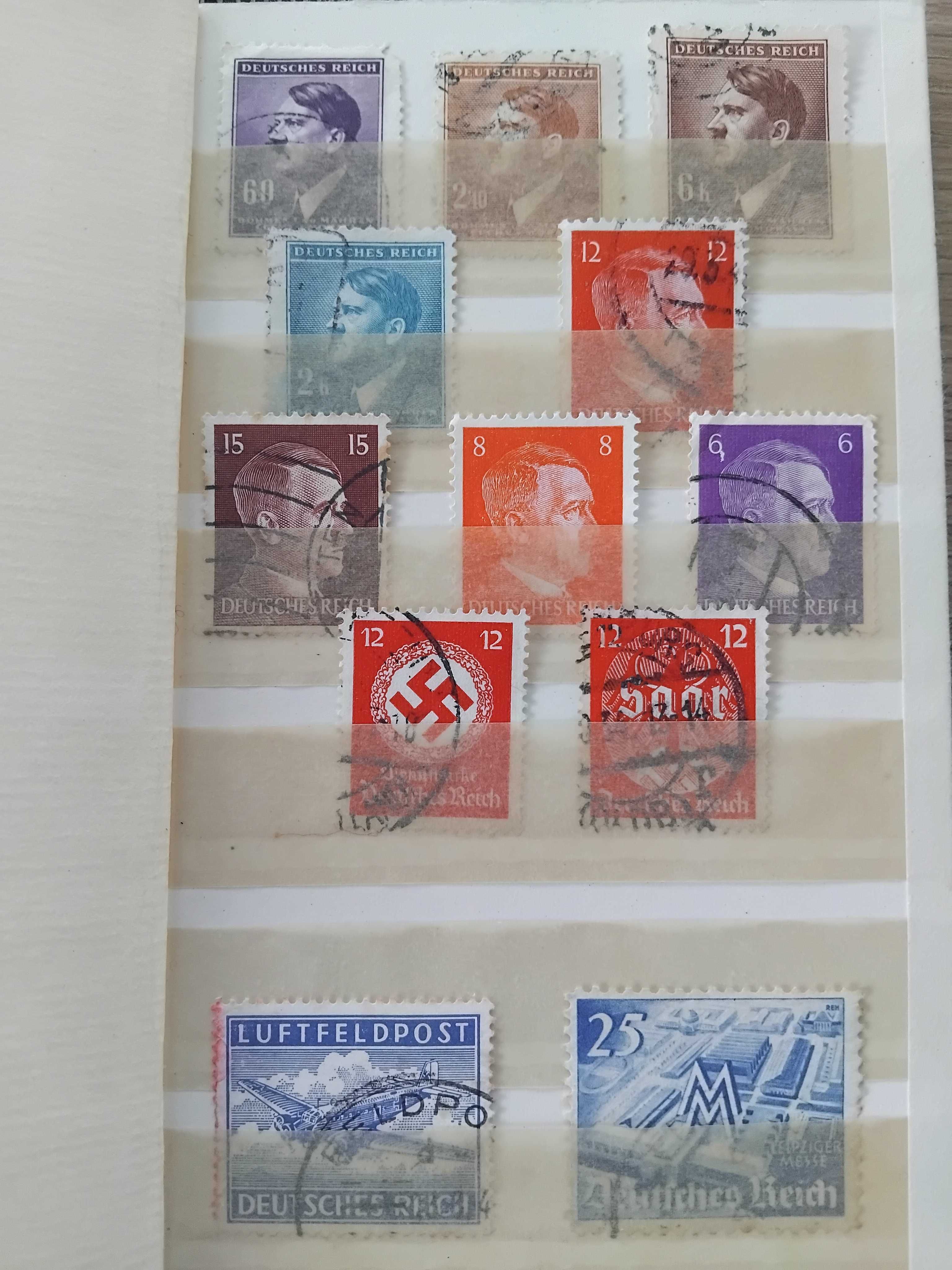 Znaczki Pocztowe III Resza Deutche Reich Stare Klaser (257)