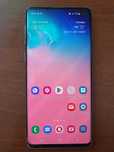 Samsung Galaxy S10 biały  - działa w 100%y, ale rozbity róg ekranu
