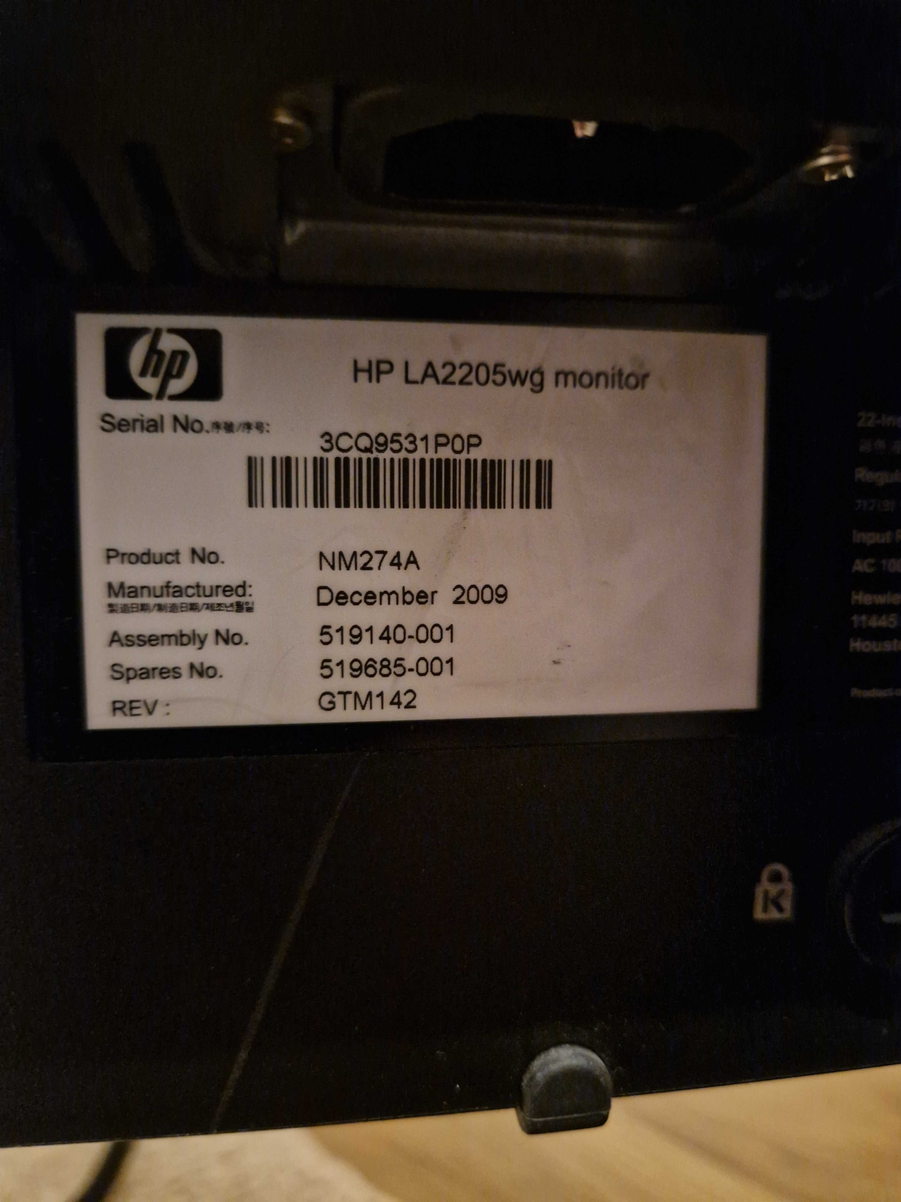 # Monitor HP Compaq LA2205wg 22 cale sprawny#