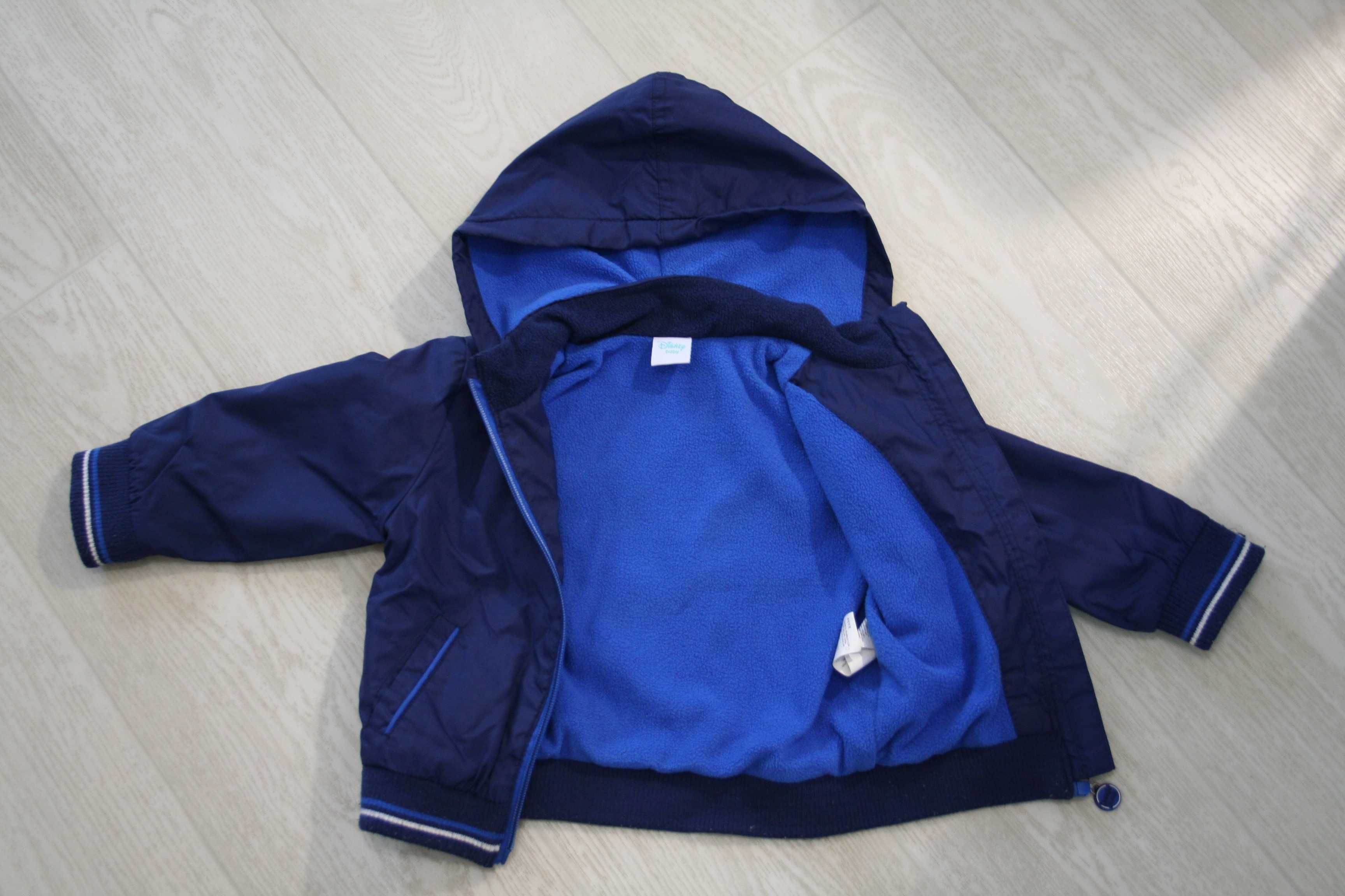 Курточка на флисе осень-весна , размер 74см, 9-12 месяцев