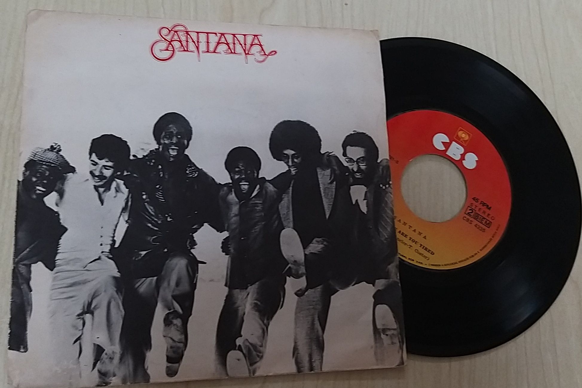 Vinil 45' Santana.