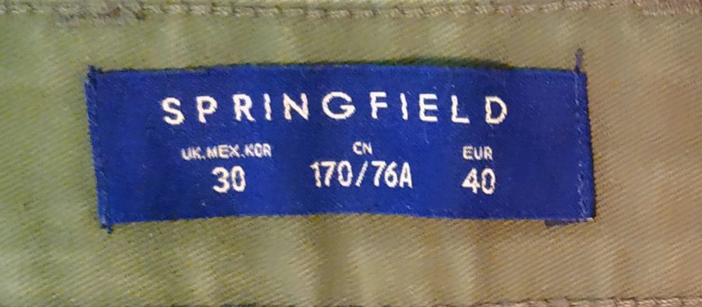 Джинсы Springfield 30р.