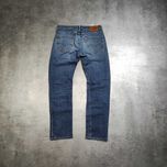 MĘSKIE Spodnie Eleganckie Jeansy Denim Levis PREMIUM Granat Przetarcia