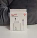 Zestaw dwóch ładowarek Xiaomi 67w  kabel usb-c w zestawie