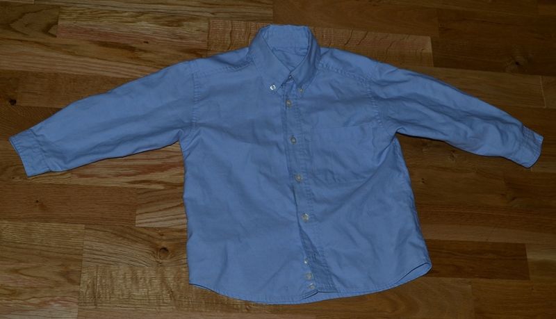 Детская рубашка на мальчика MARK & SPENCER на 3-4 года бу