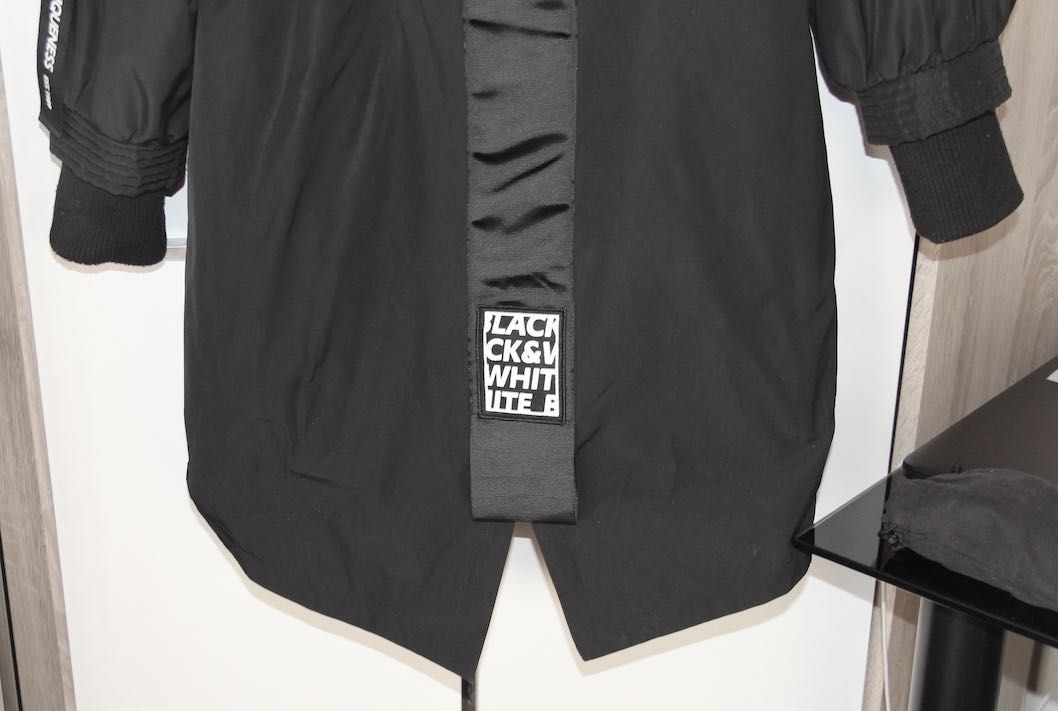 OCHNIK płaszcz kurtka parka 36 s xs m czarna płaszczyk paprocki