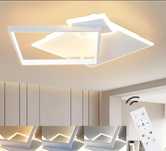 Lampa sufitowa LED Biały 50W Ściemnialna z pilotem