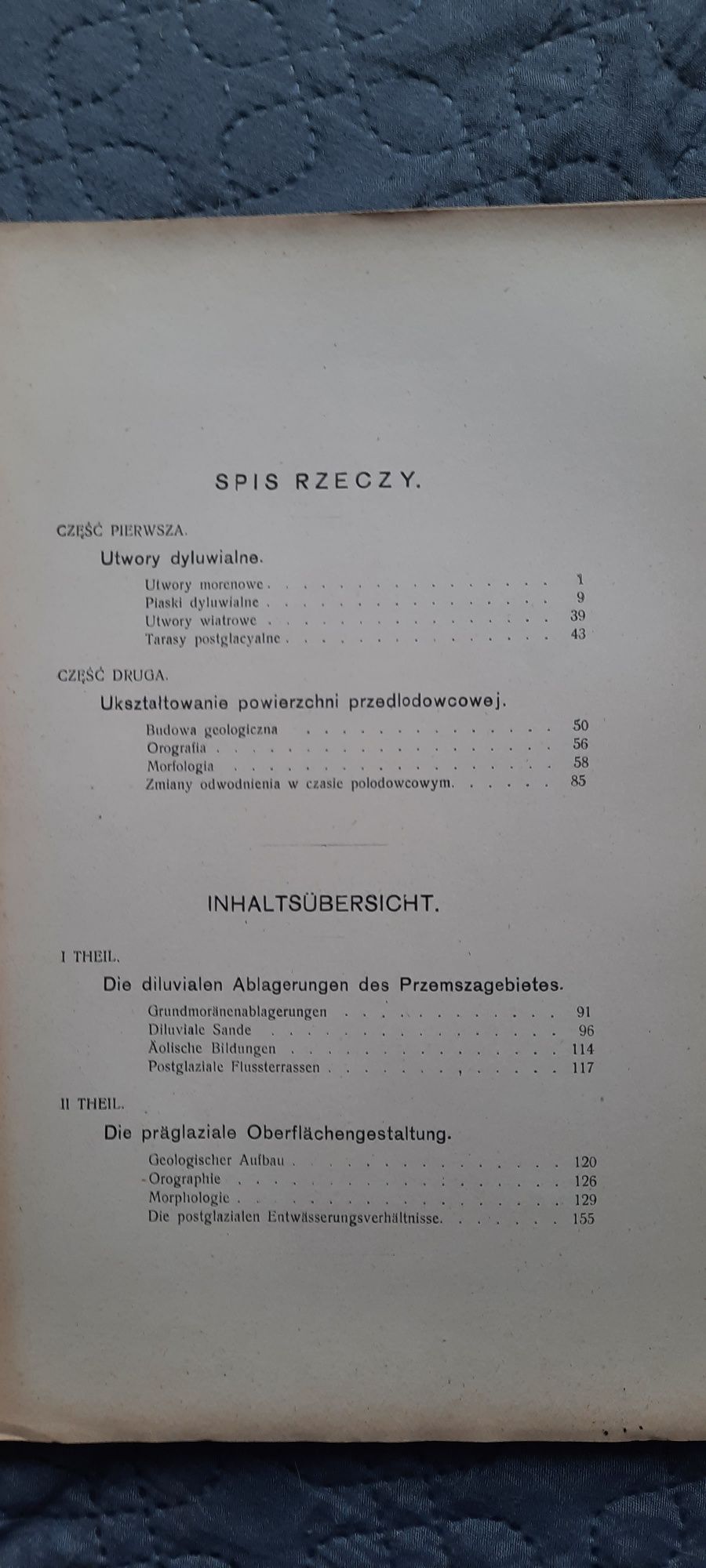 Jan Lewiński. Utwory dyluwialne i ukształtowanie powierzchni...