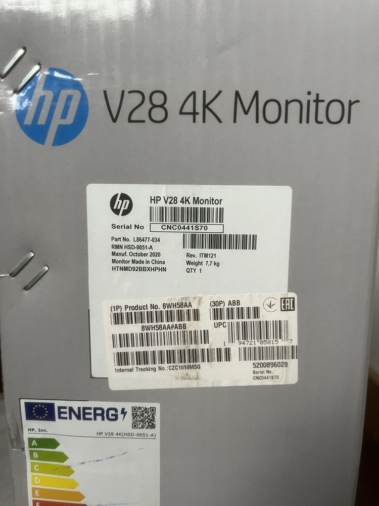 Monitor HP V28 4K