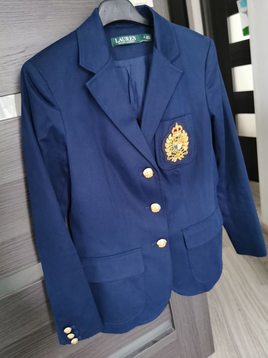 Damska granatowa  marynarka Ralph Lauren 34/XS