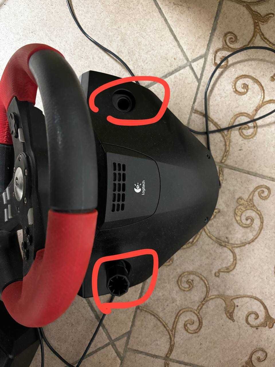 Ігрове кермо Logitech Formula Force EX з педалями та Force Feedback