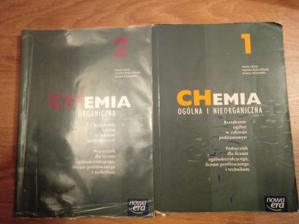 Chemia 1 Ogólna i Nieorganiczna + Chemia Organiczna 2 Nowa Era