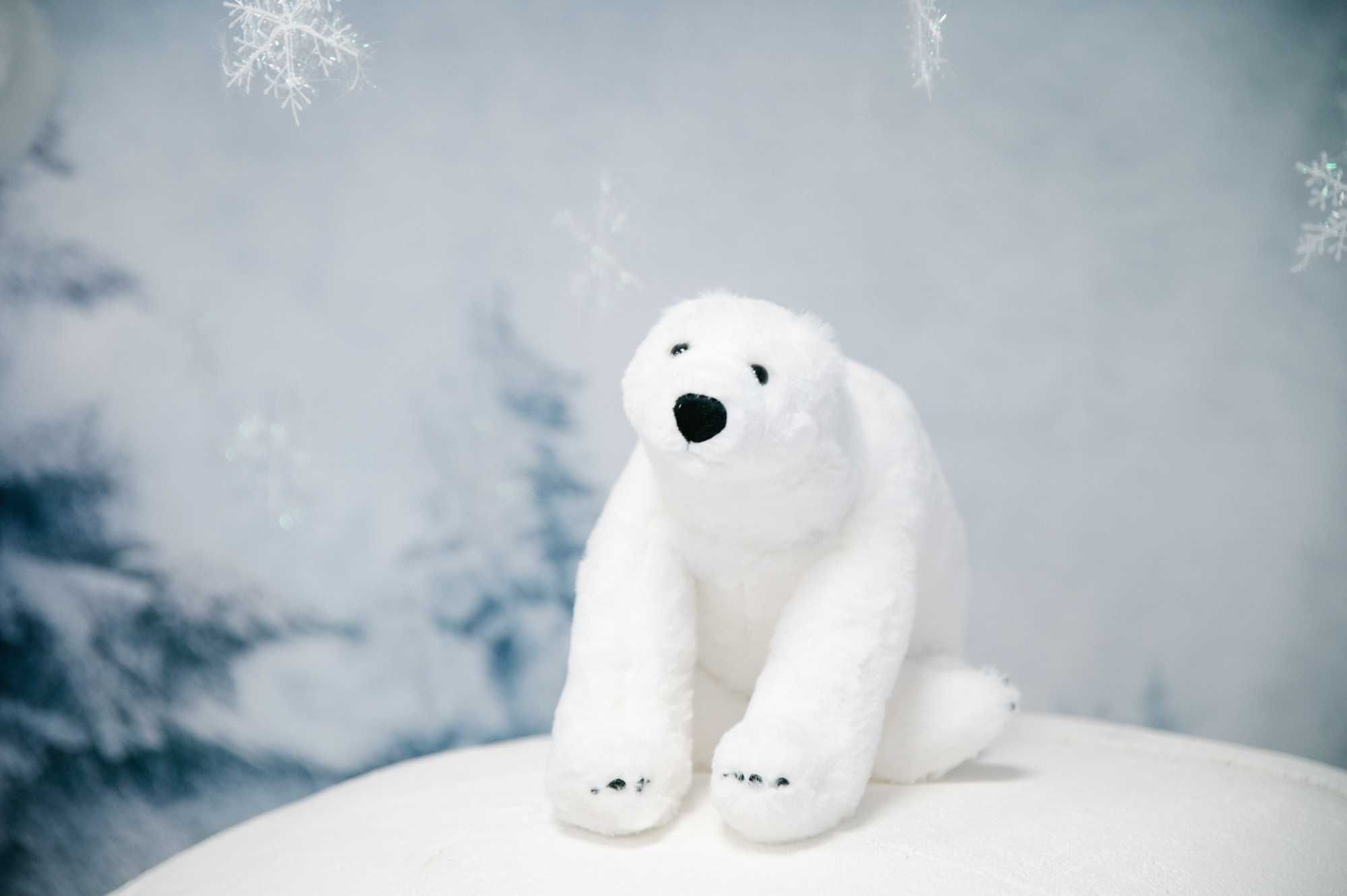 Ursos polares peluche - 86 cm x 51 cm