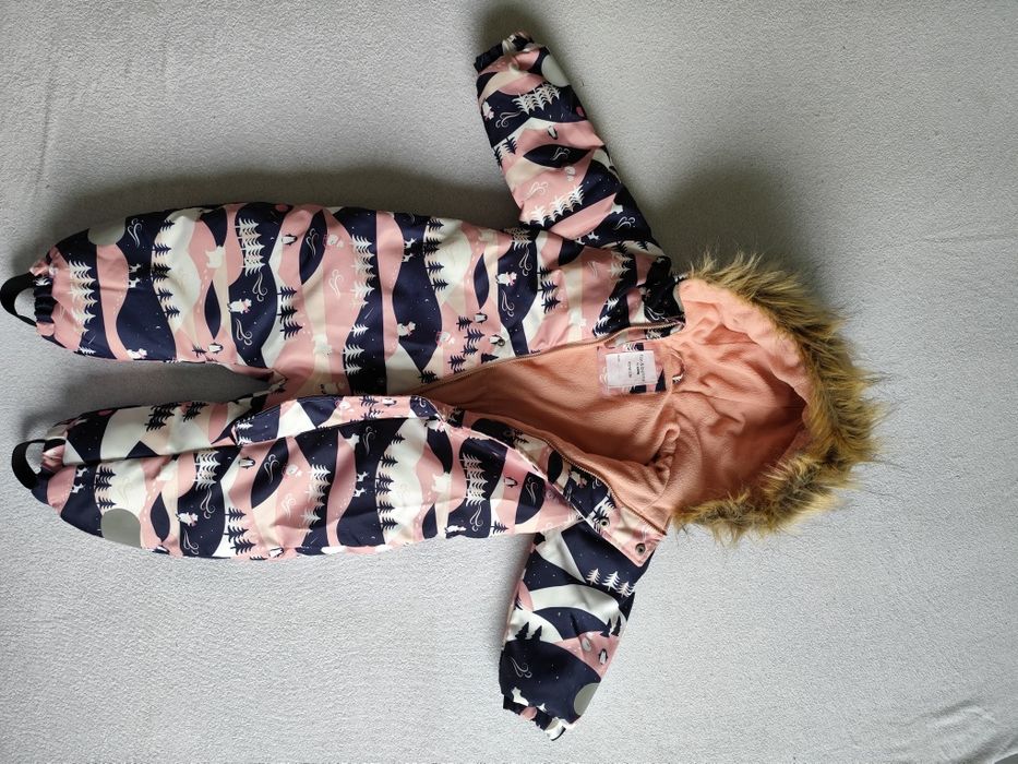 Kombinezon zimowy 92-98 dla dziewczynki