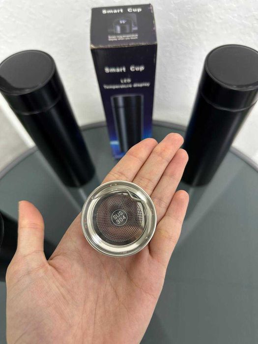 Розумний ТЕРМОС з датчиком температури! Довго тримає тепло. Термос