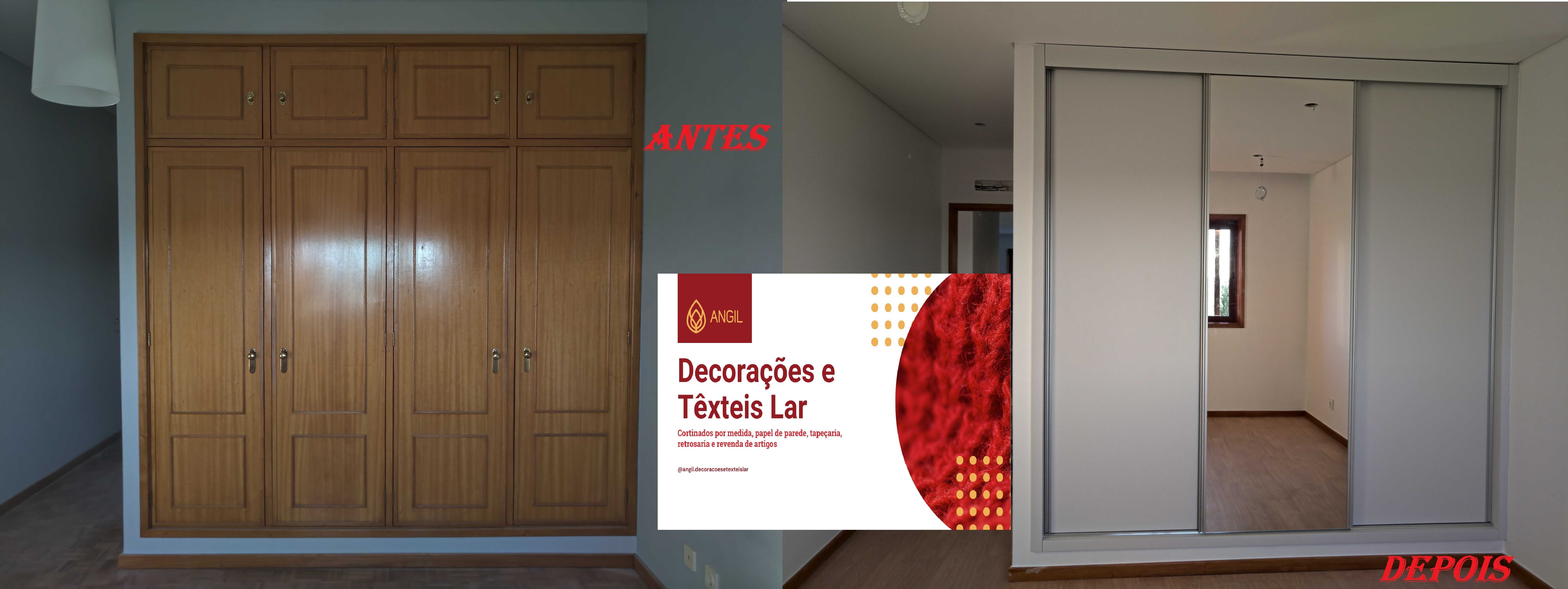 Roupeiro entre outros moveis