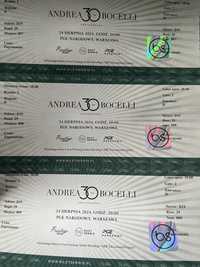 Koncert Andrea Bocelli Warszawa bilety D19