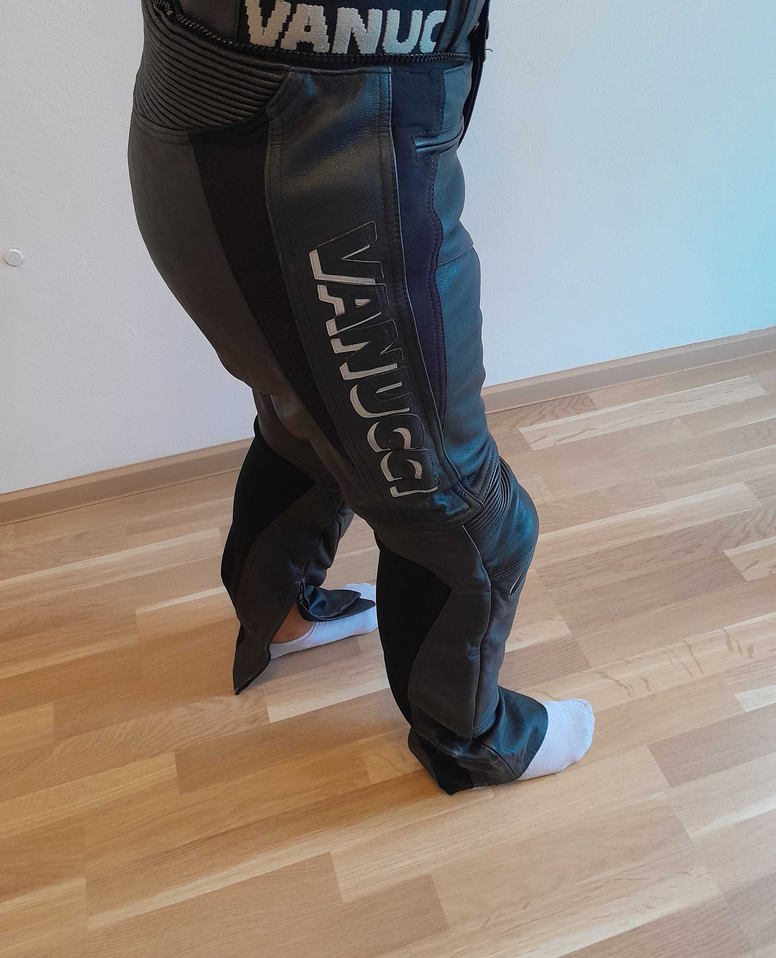 Strój motocyklowy damski kombinezon skóra Vanucci dwuczęściowy