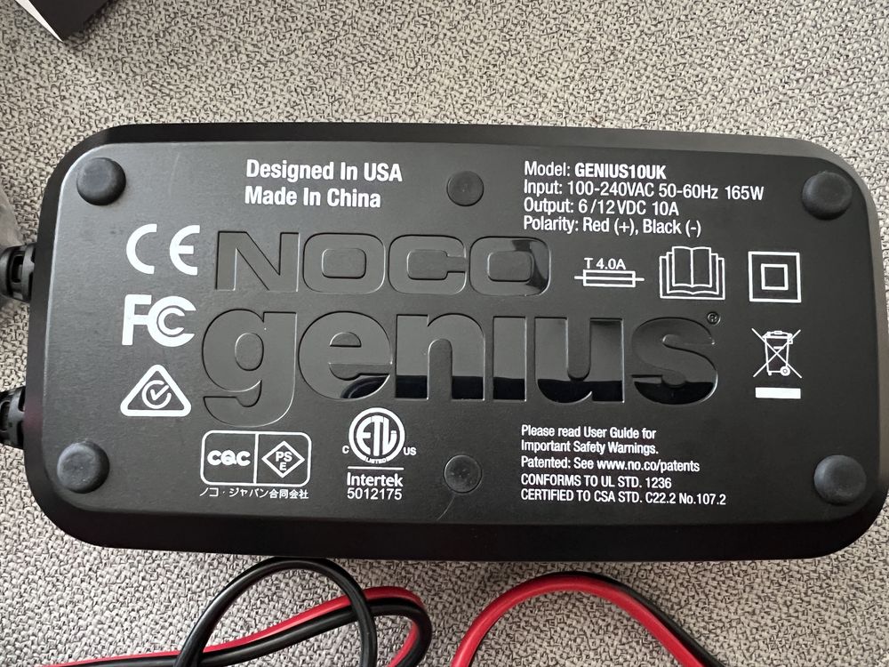 Ładowarka automatyczna 6V & 12V 10A NOCO genius 10