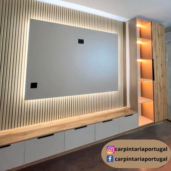 móvel de tv personalizado