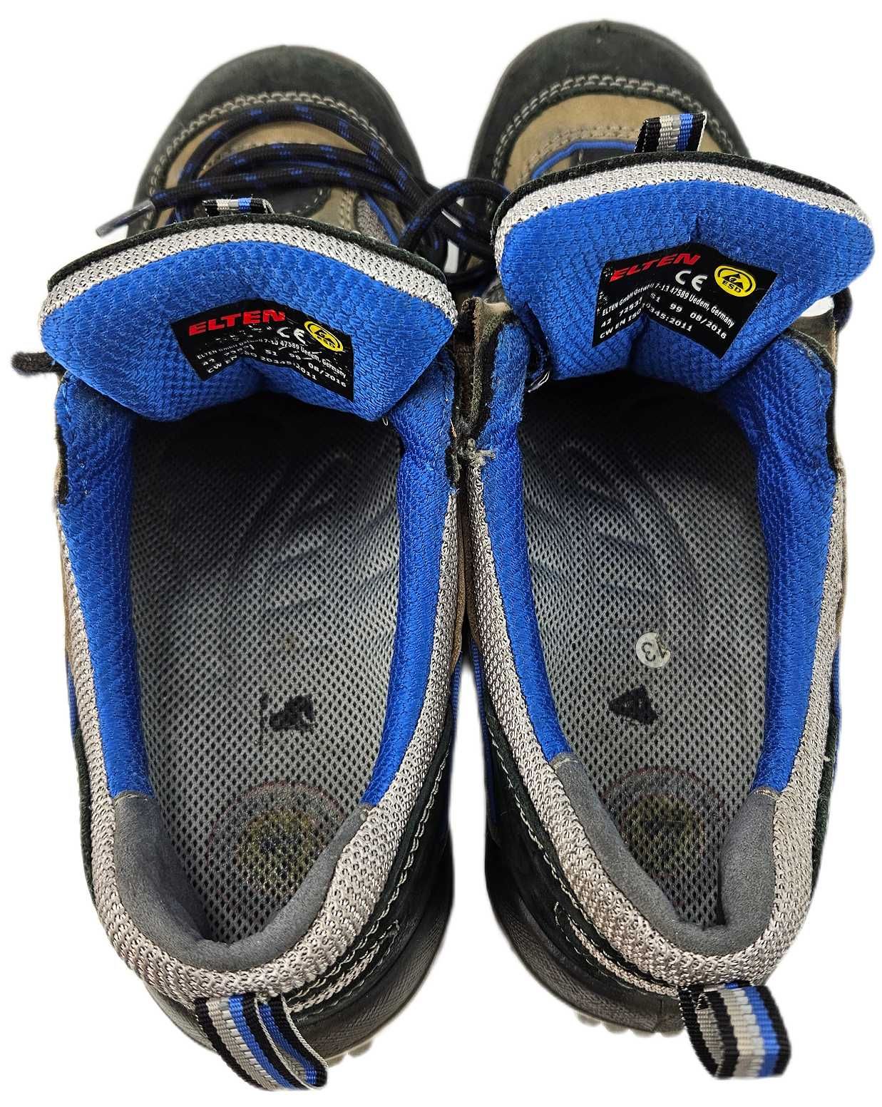 Buty robocze, półbuty ochronne Elten ESD S1 CROSS WARKER r. 42 demobil