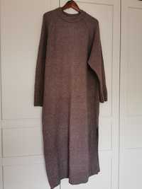 Sukienka oversize h&m M sweterkowa