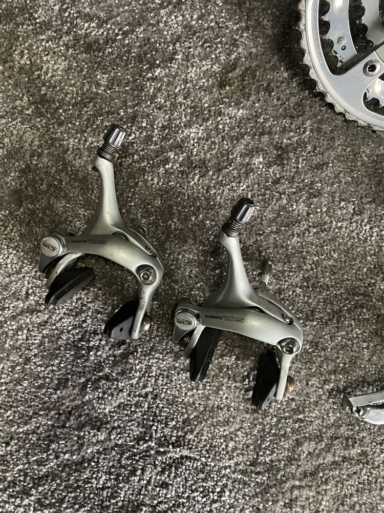 Grupa Shimano 105 M1055 korba przerzutki hamulce szosa gravel retro