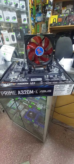 Материнка+проц.Ryzen 5 -5500+охолодження (башня)