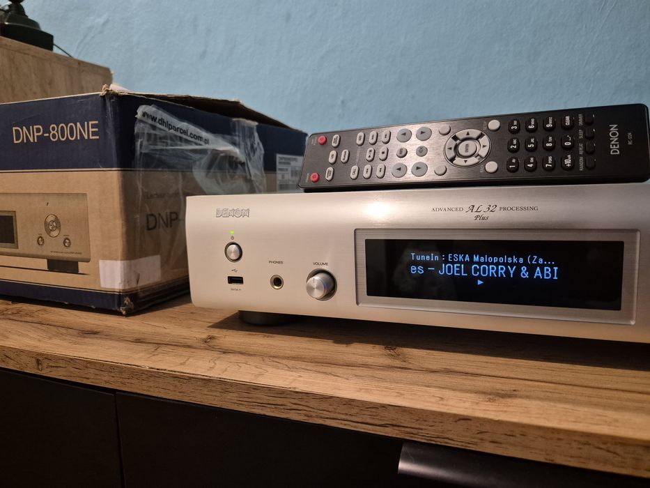 Denon DNP-800NE jak nowy,Heos,bluetooth,Wi-Fi,DSD,usb,Dac,Spotify okaz