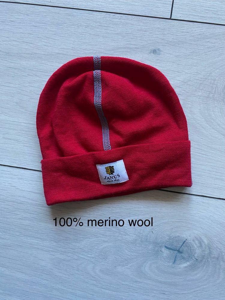 Czapka Janus 100% merino wool