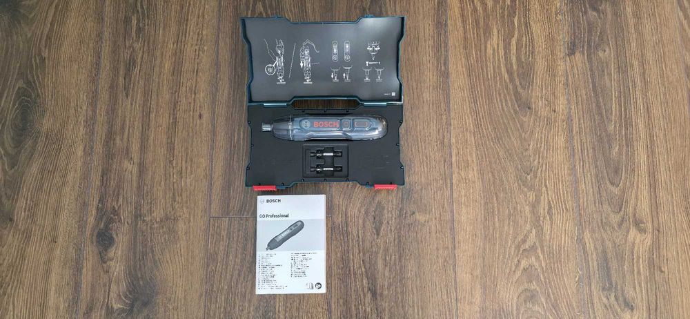 Wkrętarka akumulatorowa Bosch GO 2 + ładowarka + box + box mini gratis