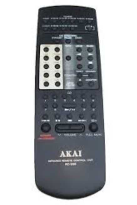 AKAI AM-69 + AT-57 + DX-49 + Oryginalny pilot