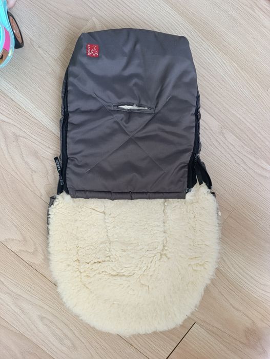 Конверт футмуфт чохол зимовий овчина в автолюльку kaiser