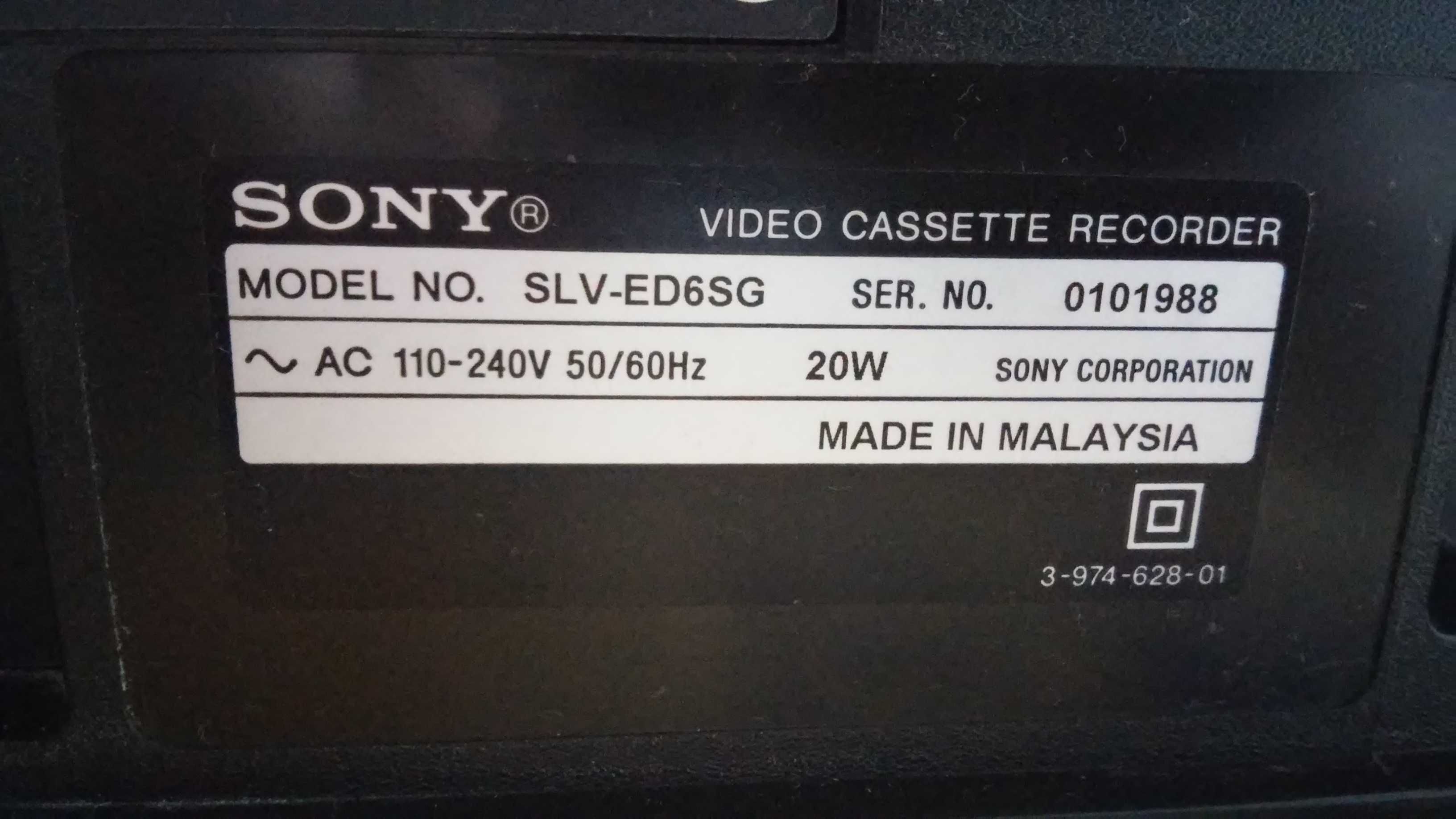 Відеомагнітофон SONY стерео 6 головок+ящик касет+тел SONY 29" 5500грн.