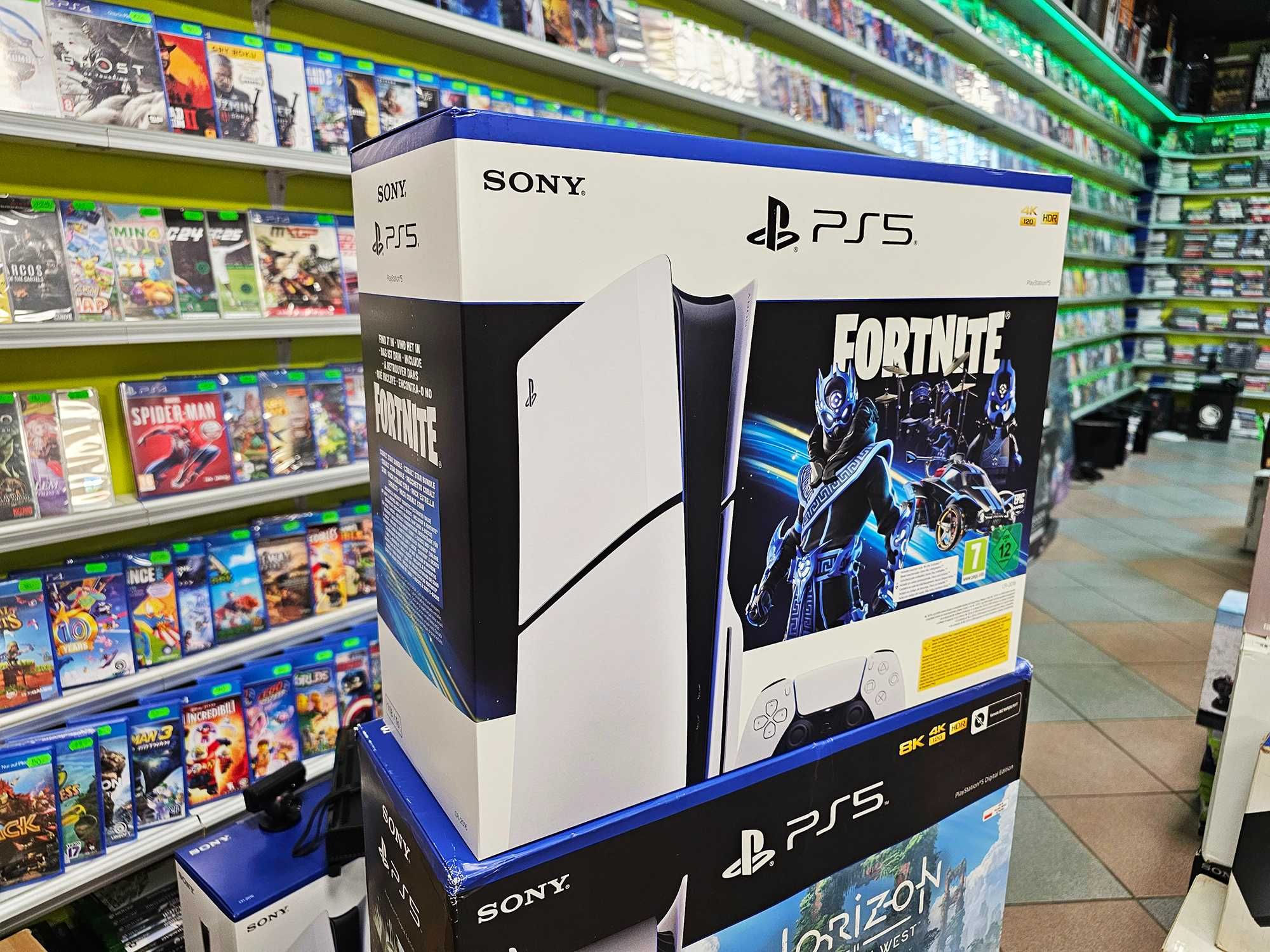 Konsola Playstation 5 PS5 SLIM 1TB z napędem + Fortnite SKLEP ZAMIANA