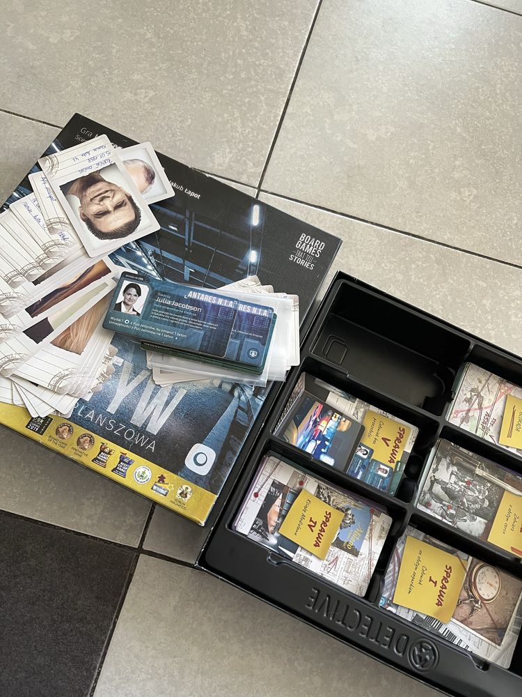 Gra planszowa kryminalna Detektyw