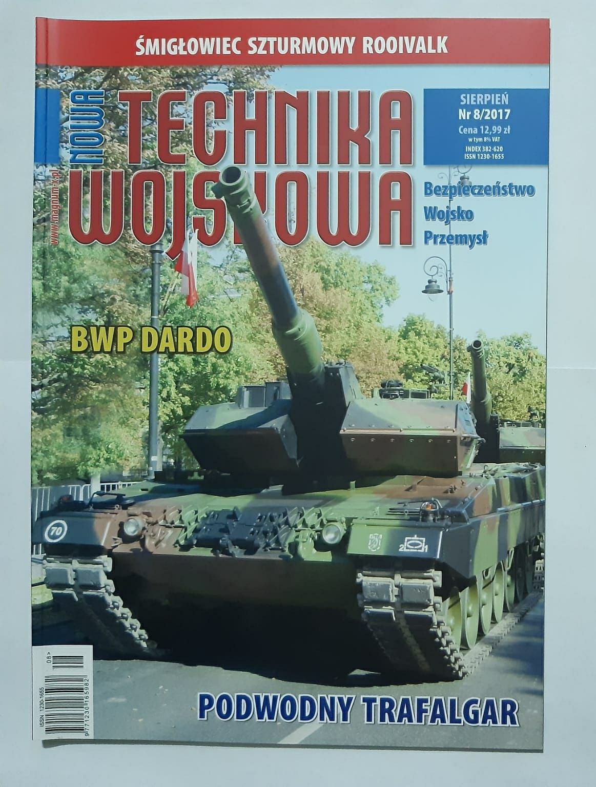 Czasopismo nowa technika wojskowa sierpień 2017