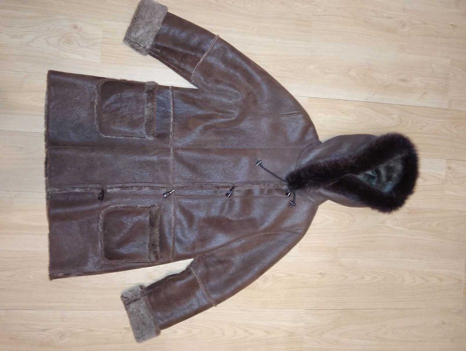 Жіноча  дублянка шкіра