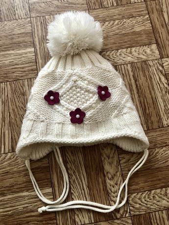 Зимова дитяча шапка зимняя детскаяшапка зима тёплая шапка