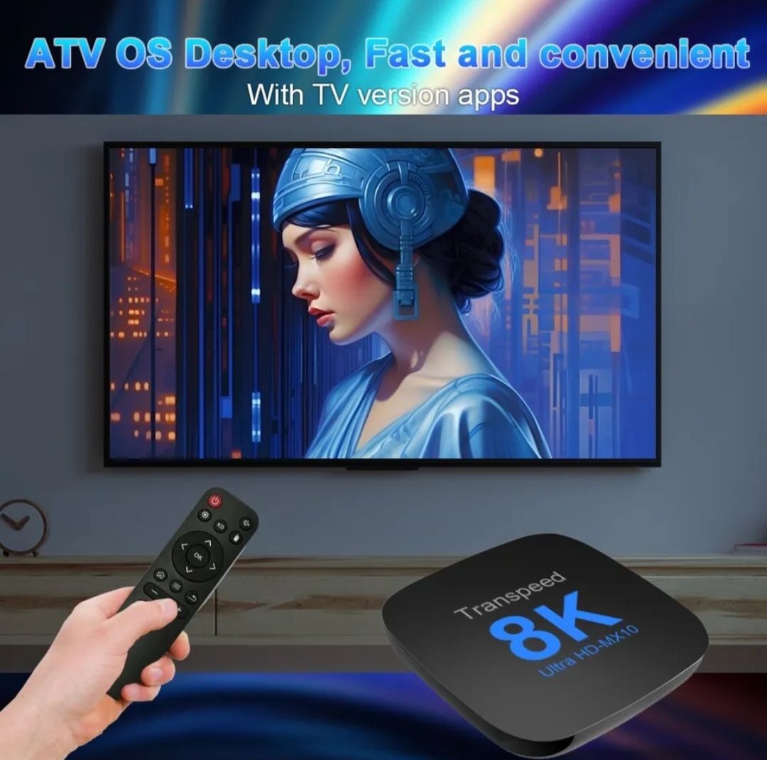 [NOVO] Transpeed Android 13 TV Box ATV Wifi