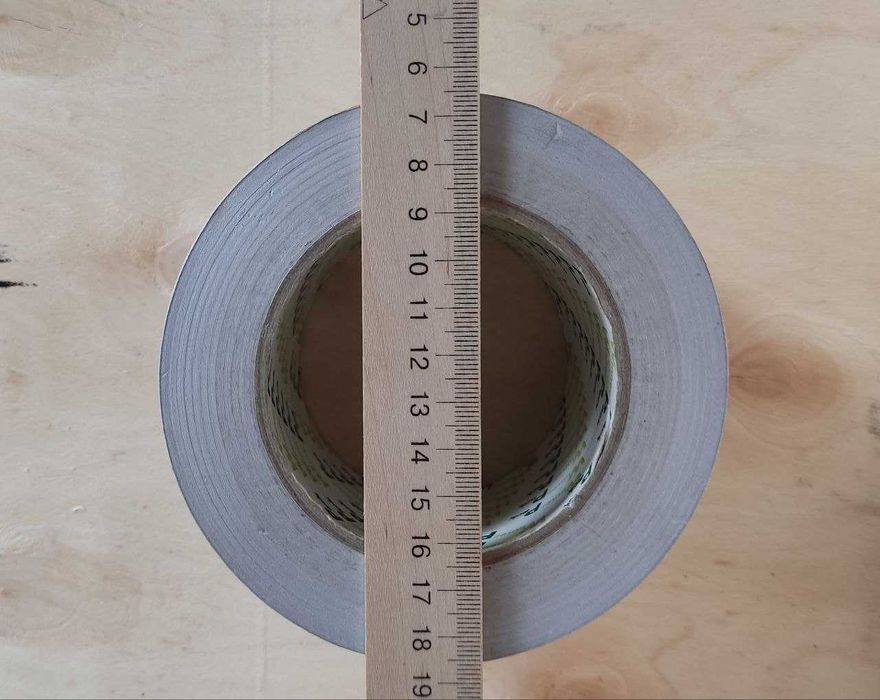 Алюмінієвий скотч 48 мм * 50 м термостойкая алюминиевая лента