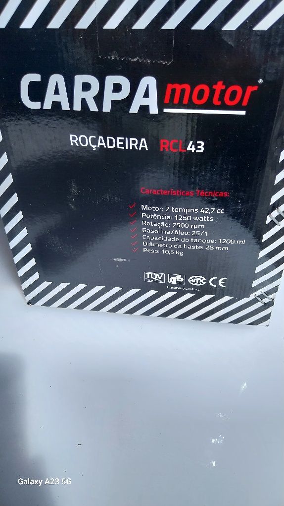 Roçadora nova marca Carpa