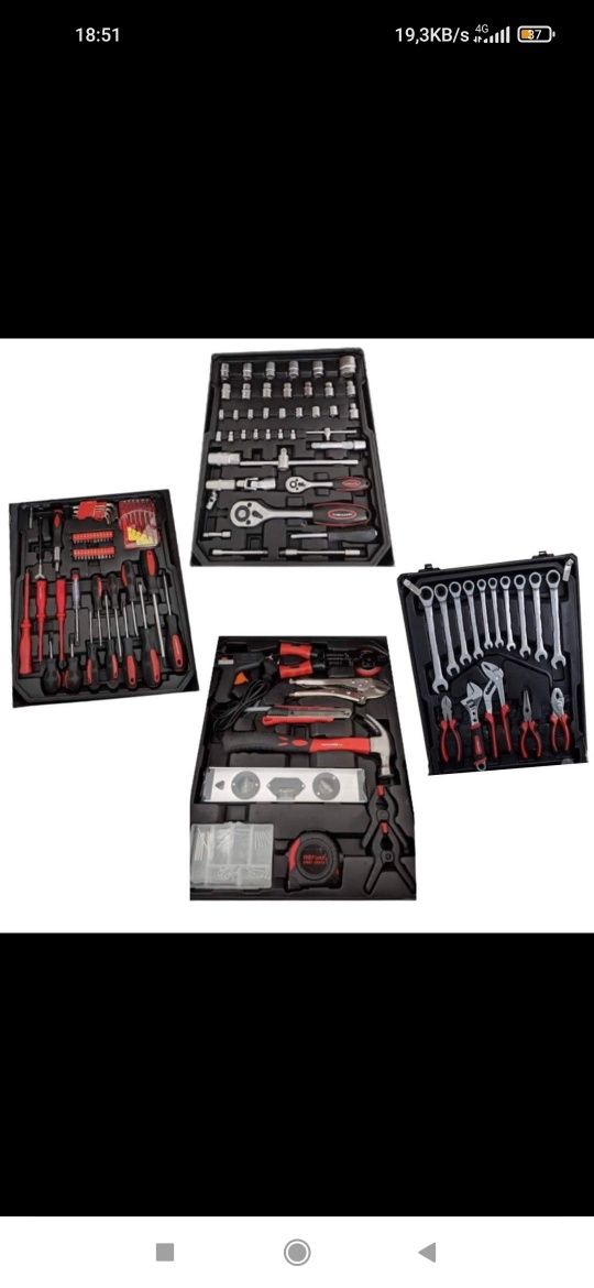 95€
Mala ferramentas. Profissional.
Ferramentas devidamente organizada