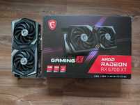 karta graficzną RX6700 XT. MSI GAMING X