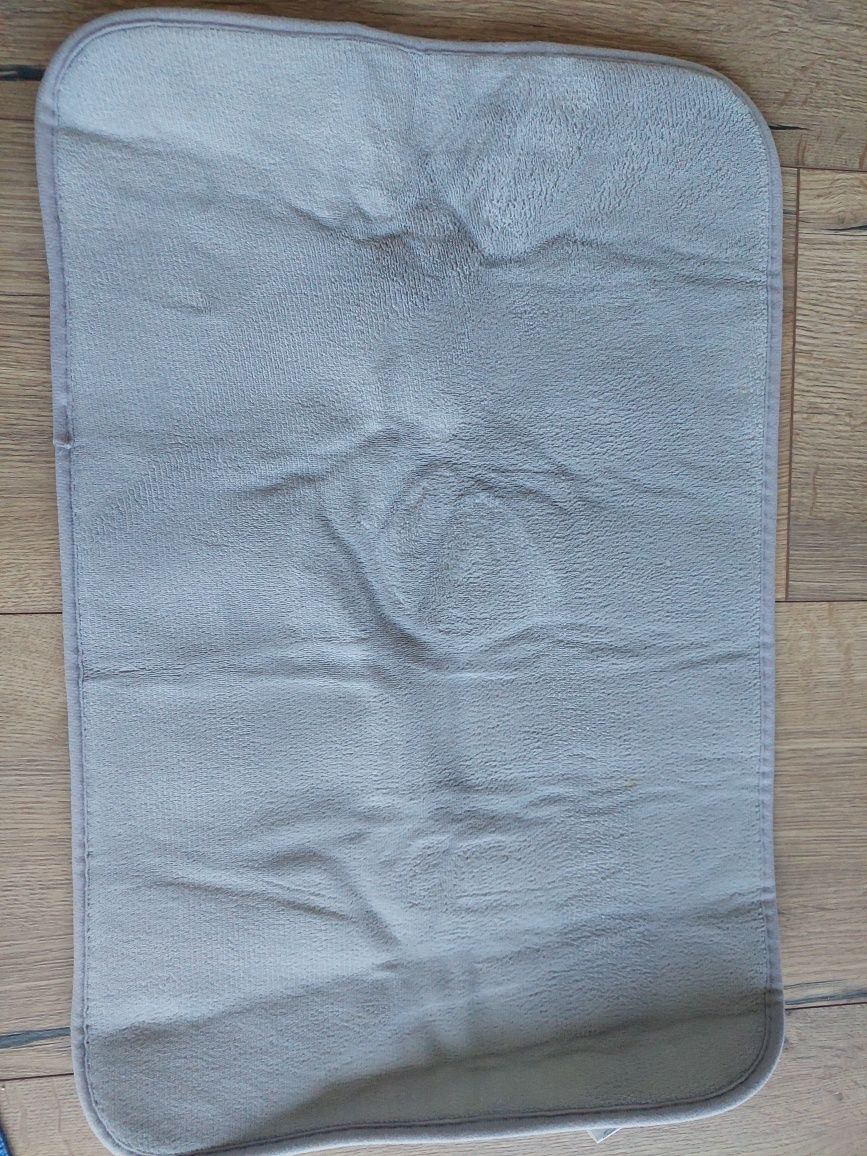 Dywanik łazienkowy, szary, 40x60