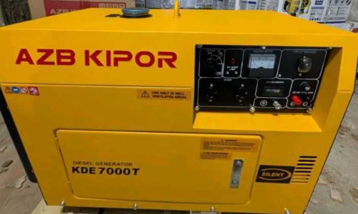 дизельний генератор кipor 7000 з мідною обмоткою стартер якість міцний