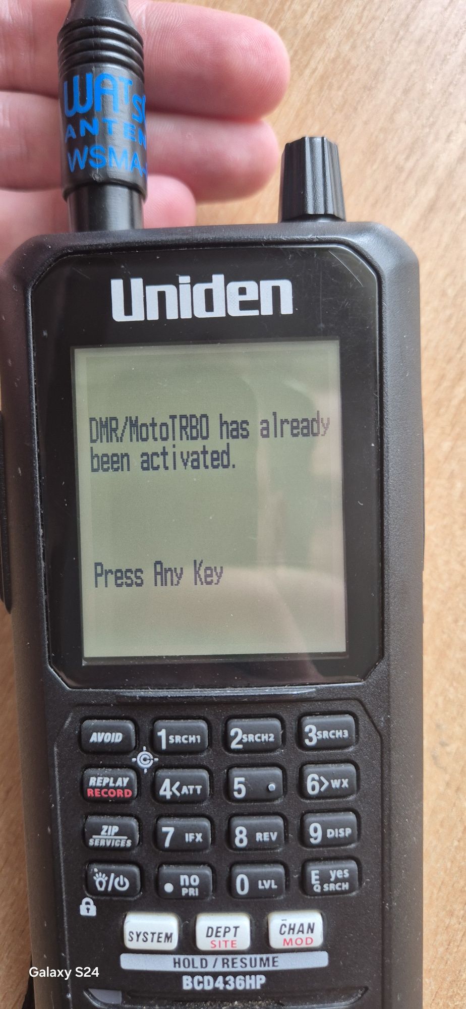 Радіосканер uniden bcd 436 hp