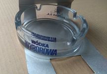 Popielnica szklana Polmos Poznań